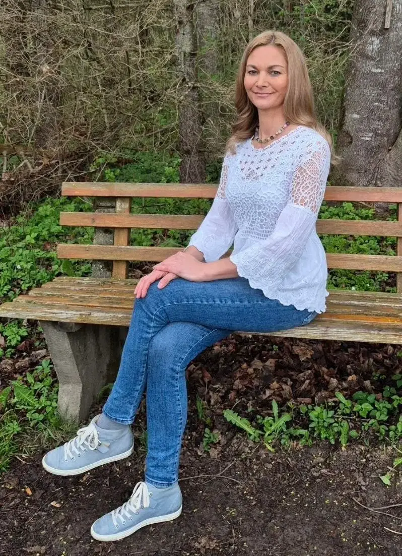 Alexandra Leng bei der persönlichen Gesundheitsberatung